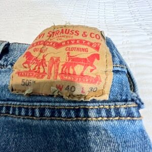 Levi Strauss 505 Blue Jeans